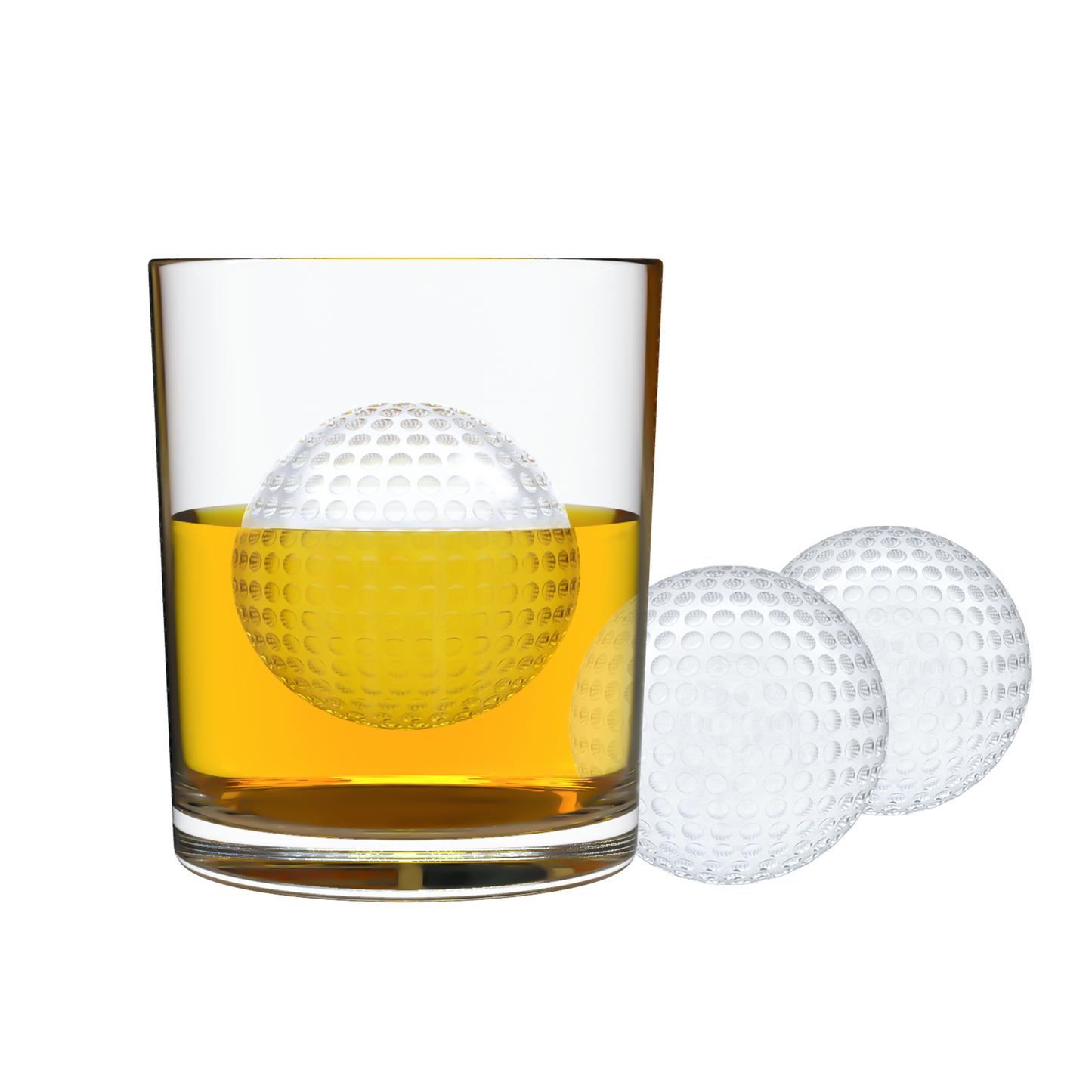 Golf Ball Ice Mold: 2 pack
