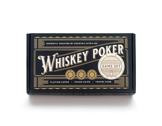 Whiskey Poker Game Set