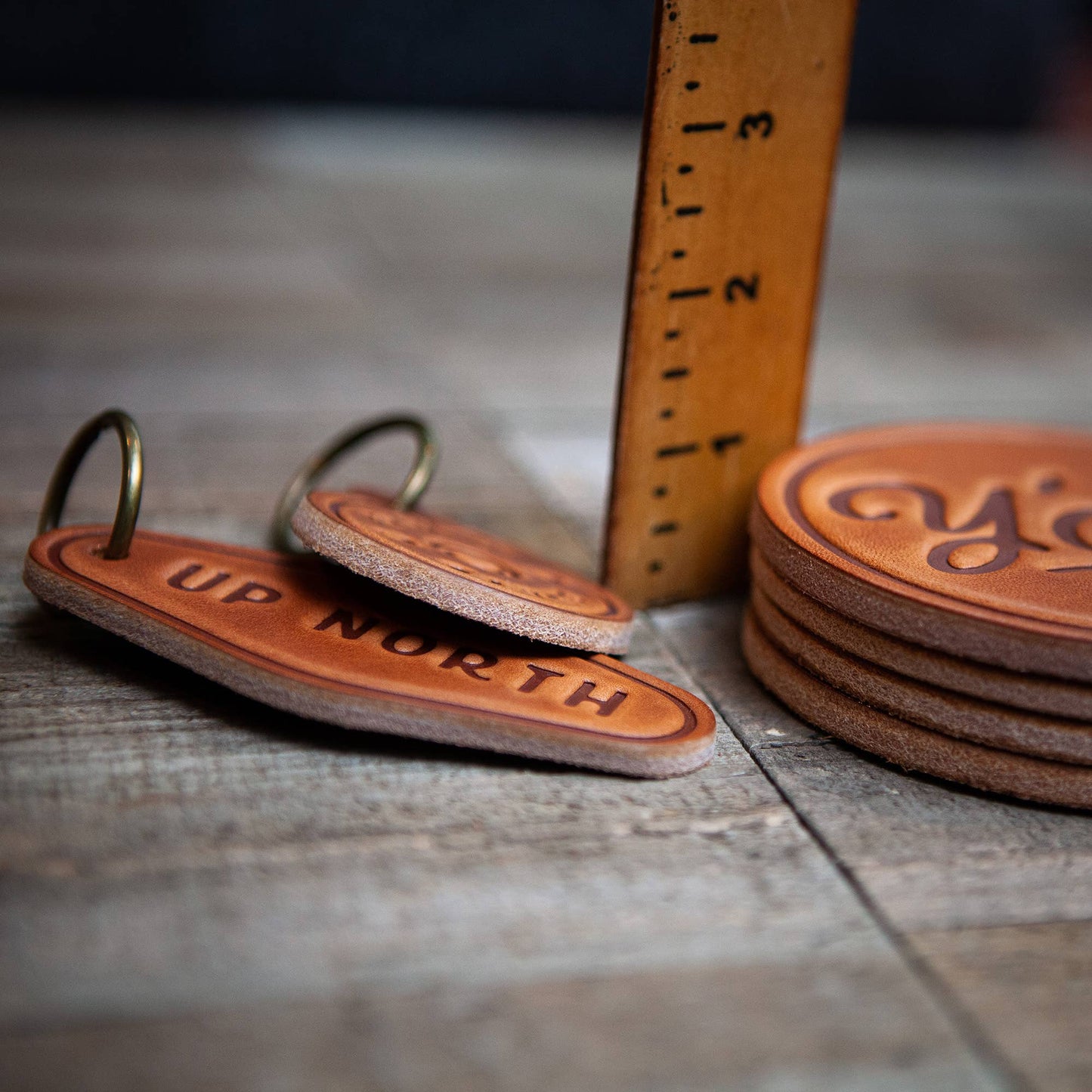 Whiskey Leather Coaster