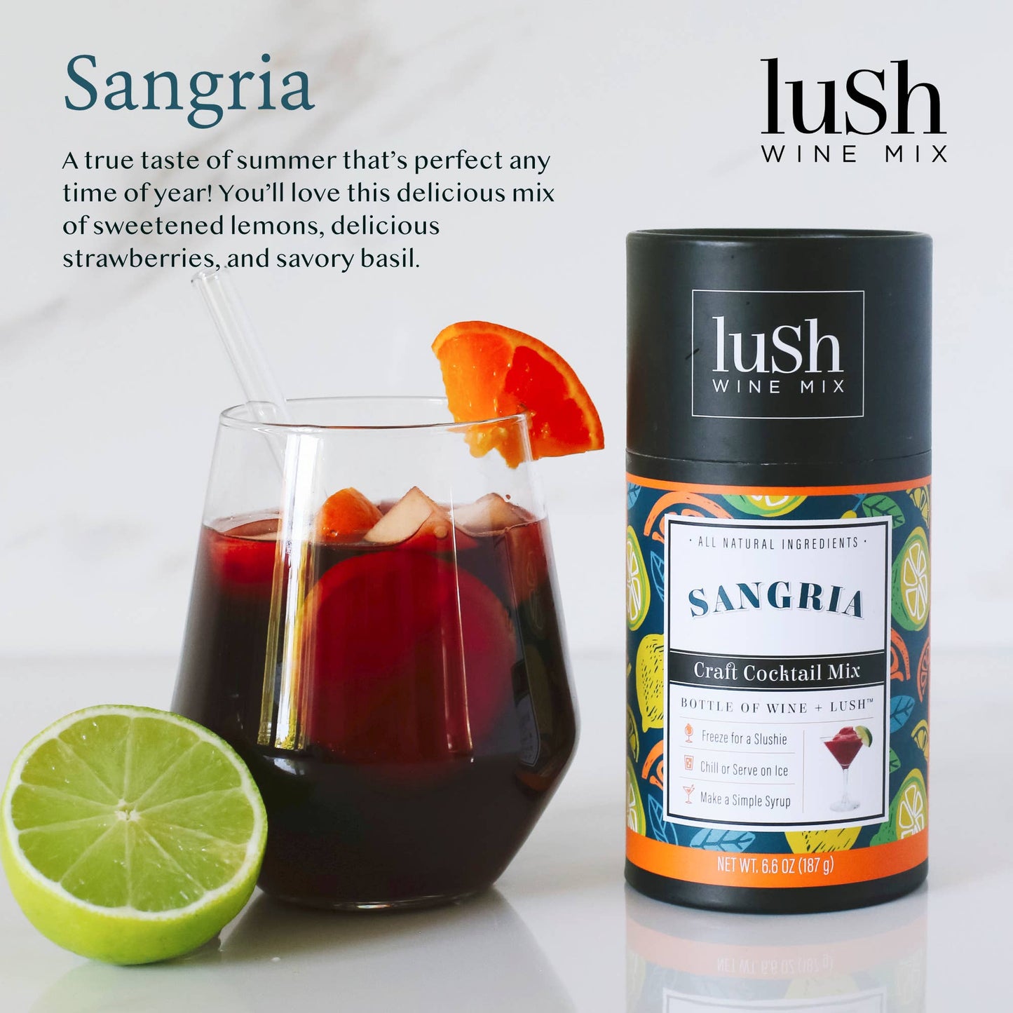 Sangria Singles - Organic Sangria Cocktail & Mocktail Mix