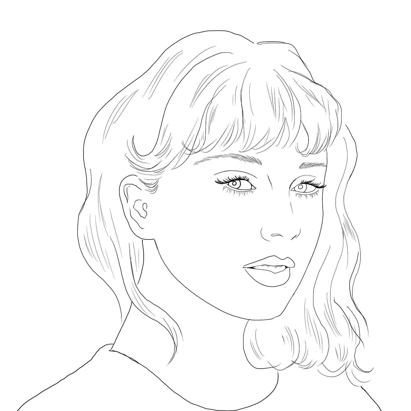 Wholesale Colour Me Swiftly - Unofficial Taylor Swift Colouring