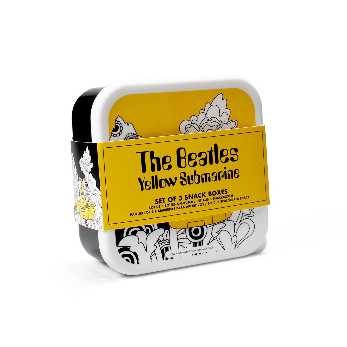 Snack Container Lunch Boxes The Beatles Yellow Submarine