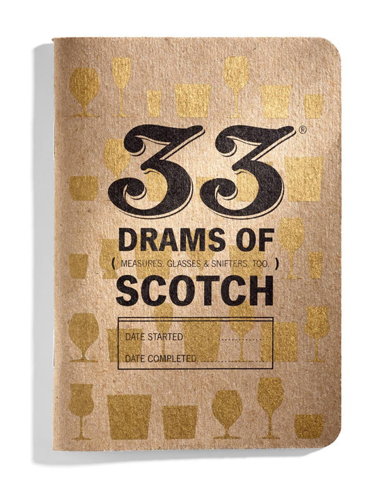 33 Drams Of Scotch Whisky  journals  - St Patricks Day Gifts