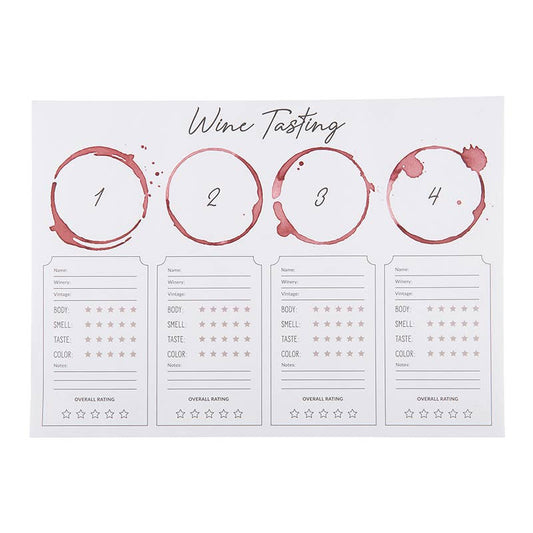 Wine Tasting Placemat