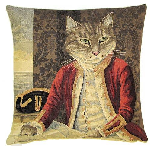 Susan Herbert Cat Throw Pillow | Quirky Cat Decor | Cat Gift