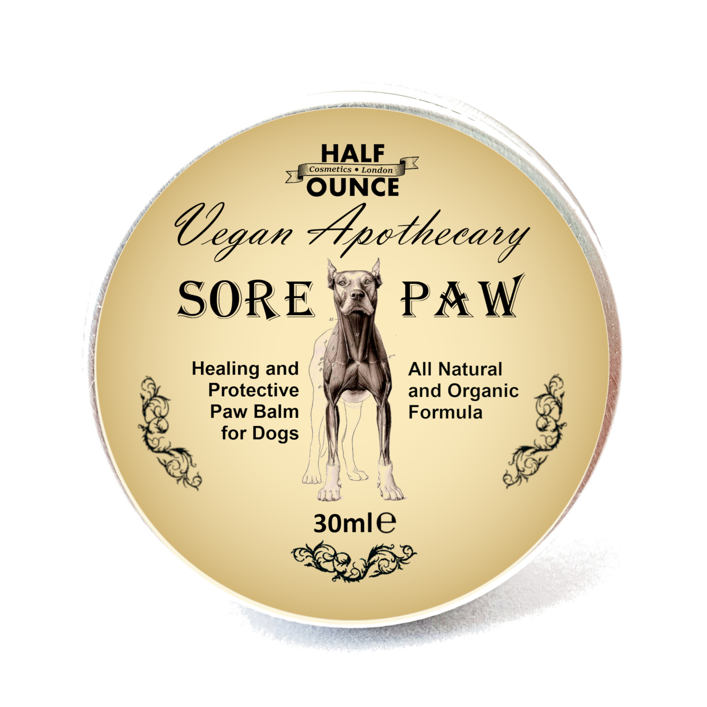 Sore Paw Balm, Natural Vegan Paw Balm - for cats and dogs