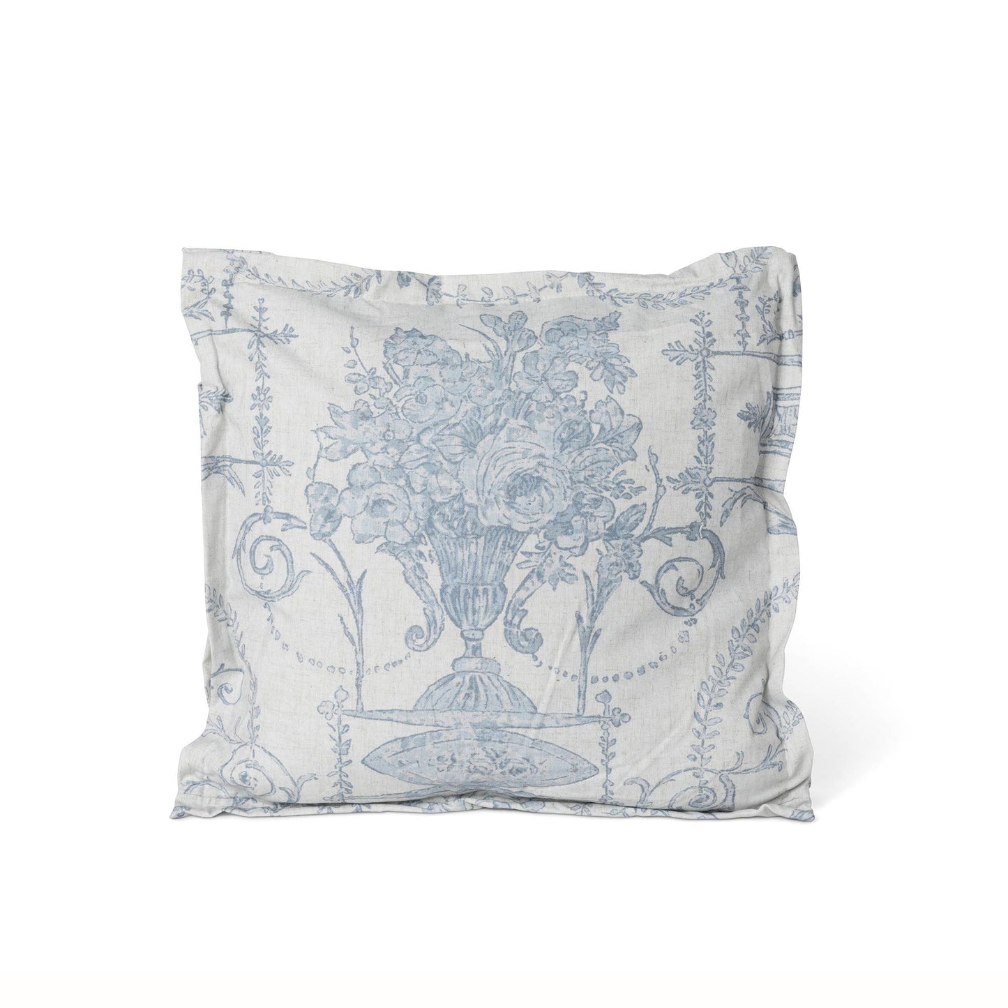French Quarter Blue Pillow