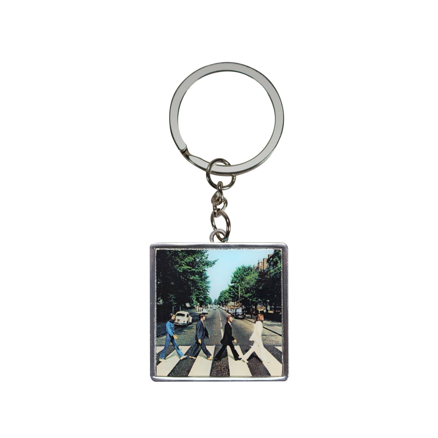 Metal Keyring The Beatles Abbey Road Album Cover